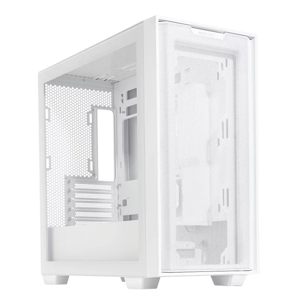 ASUS A21 White White Tempered Glass Micro-ATX Case (CA-AA21W)