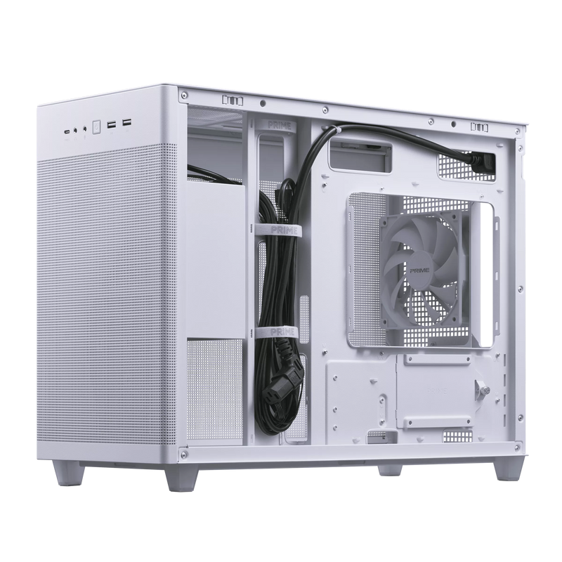 ASUS PRIME AP201 MESH White 白色 Micro-ATX Case CA-AAP201W