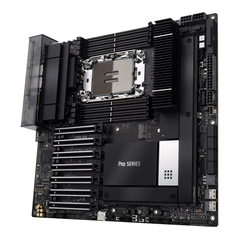 ASUS Pro WS W790E-SAGE SE Intel W790, DDR5, LGA 4677 EEB Workstation Motherboard