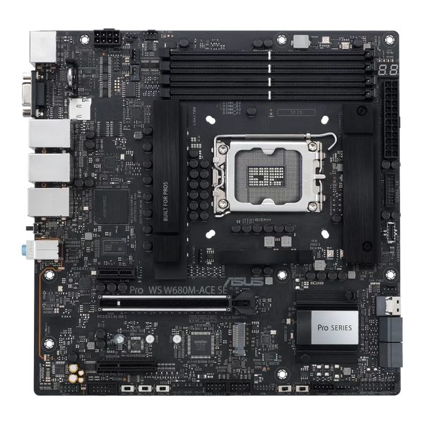 ASUS Pro WS W680M-ACE SE DDR5, Intel W680, LGA 1700 ATX Workstation Motherboard (MB-AW68MAS)