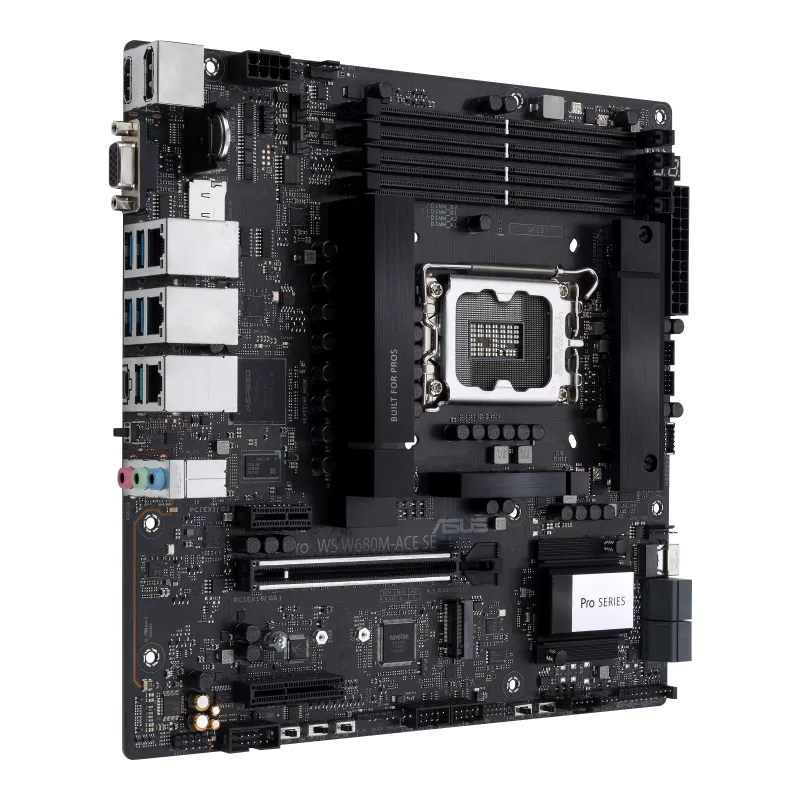 ASUS Pro WS W680M-ACE SE DDR5, Intel W680, LGA 1700 ATX Workstation Motherboard (MB-AW68MAS)