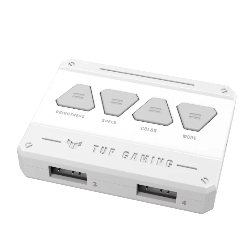 ASUS TUF Gaming TF120 WHITE White ARGB 12cm Case Fan - 3xFan Kit with ARGB Controller TH-ATTF36W 
