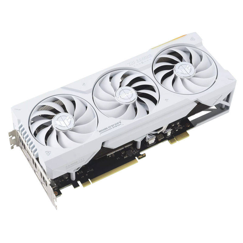 ASUS TUF GAMING GeForce RTX 4070 Ti SUPER BTF OC WHITE 16GB GDDR6X TUF-RTX4070TIS-O16G-BTF-WHITE (DI-E407UB1) (必須搭配指定ASUS BTF主機板使用)