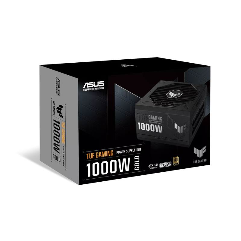 ASUS 1000W TUF-GAMING-1000G ATX 3.0 80Plus Gold Full Modular Power Supply (PS-ATGG1K)