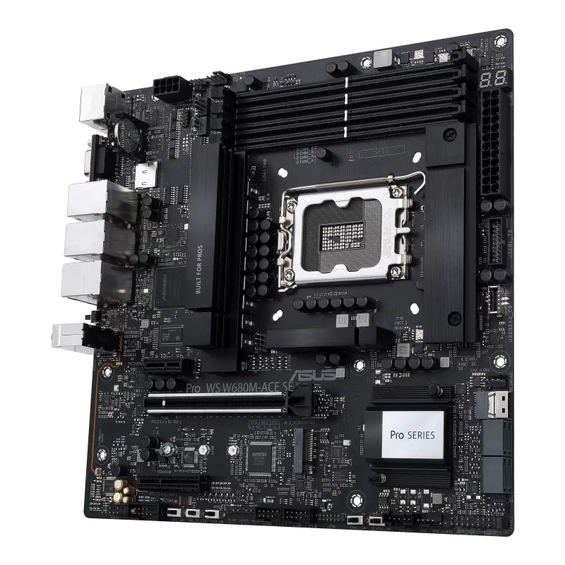 ASUS Pro WS W680M-ACE SE DDR5, Intel W680, LGA 1700 ATX Workstation Motherboard (MB-AW68MAS)