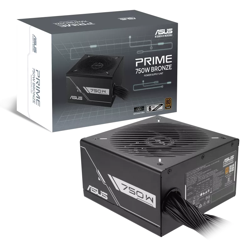ASUS 750W PRIME-750B-BLACK 80Plus Bronze Power Supply (PS-APB750)