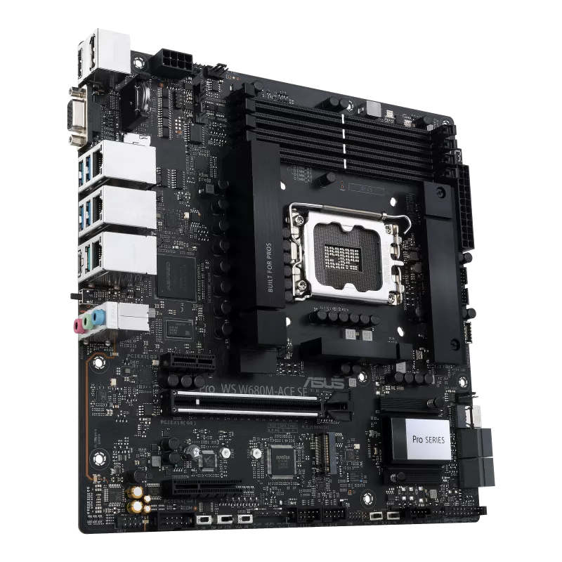 ASUS Pro WS W680M-ACE SE DDR5, Intel W680, LGA 1700 ATX Workstation Motherboard (MB-AW68MAS)