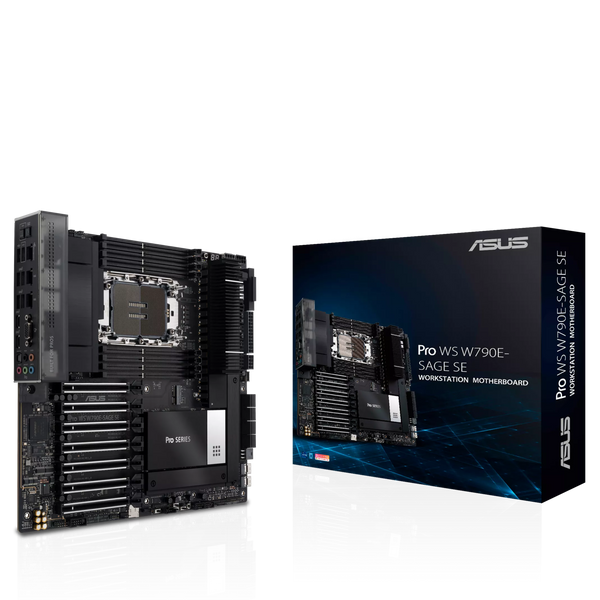 ASUS Pro WS W790E-SAGE SE Intel W790, DDR5, LGA 4677 EEB Workstation Motherboard (MB-AW79ESE)
