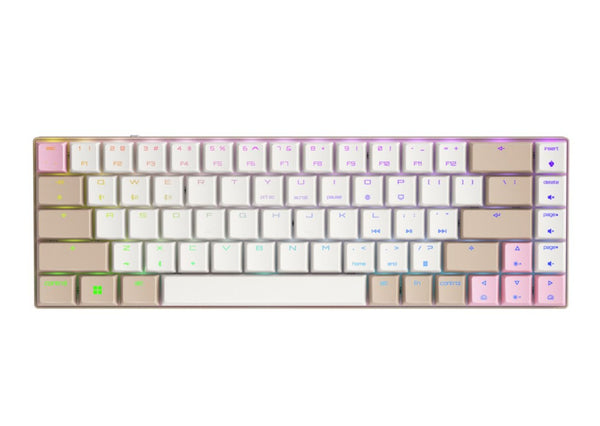 Cherry MX-LP 2.1 65% RGB LOW PROFILE 紅軸 (卡其色)小巧無線遊戲械式鍵盤 G80-3860LVAEU-17