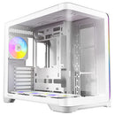 ANTEC C5 CURVE ARGB White 白色 全景 ATX Case * 預裝4把ARGB風扇