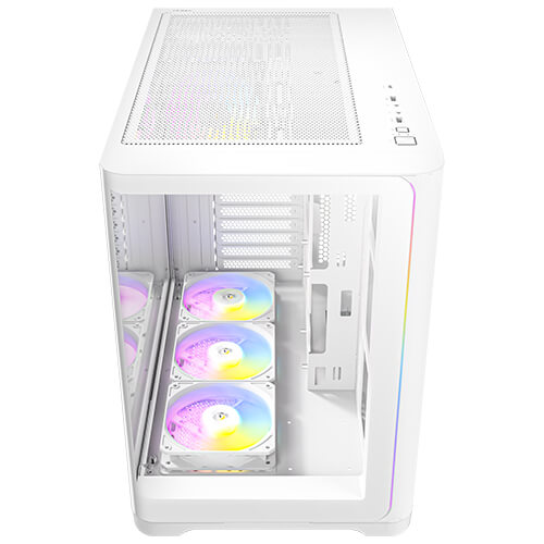 ANTEC C5 CURVE ARGB White 白色全景ATX Case * 預裝4把ARGB風扇