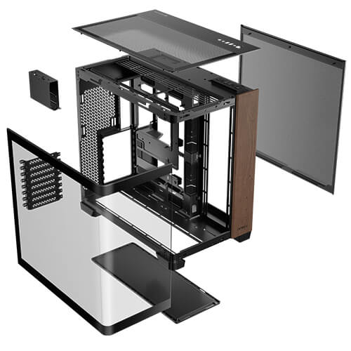 ANTEC C8 Curve WOOD Black 黑色 無立柱全景 ATX Case (C8-CURVE-WOOD)