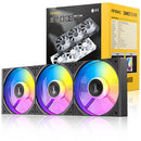ANTEC CONNECT 120 Black ARGB 3 in 1 pack 12cm Case Fan (C120-ARGB_3PK)