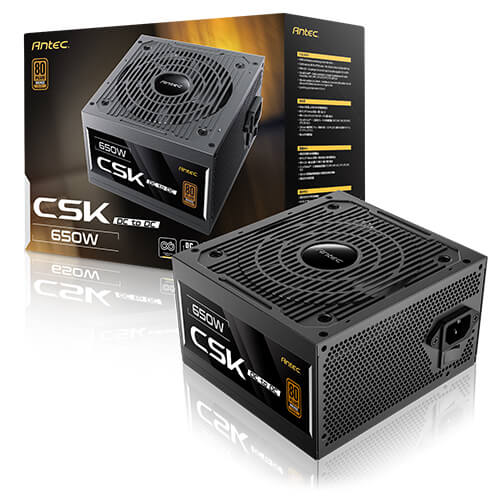 ANTEC 650W CUPRUM STRIKE CSK 80Plus Bronze Power Supply (CSK650DC-GB)