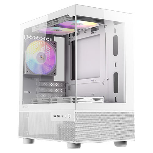 ANTEC CX200M RGB ELITE White white column-free panoramic MATX Case