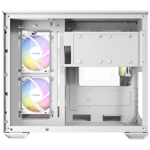 ANTEC CX600M TRIO ARGB White 白色 無立柱海景三面玻璃 MATX Case * 預裝3把ARGB風扇
