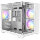ANTEC CX600M TRIO ARGB White 白色 無立柱海景三面玻璃 MATX Case * 預裝3把ARGB風扇