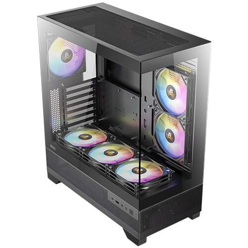 [Latest Product] ANTEC CX700 RGB ELITE Black Black Column-less Panoramic ATX Case 