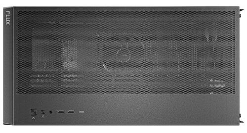 ANTEC FLUX Black 黑色 Tempered Glass Mid-Tower E-ATX Case 支援背插式主機板