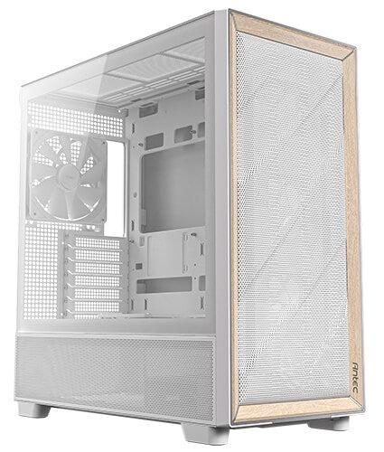 ANTEC FLUX White White Tempered Glass Mid-Tower E-ATX Case supports back-plugged motherboards 