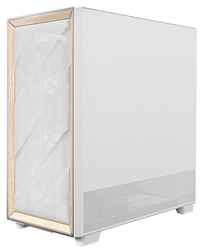 ANTEC FLUX White White Tempered Glass Mid-Tower E-ATX Case supports back-plugged motherboards 