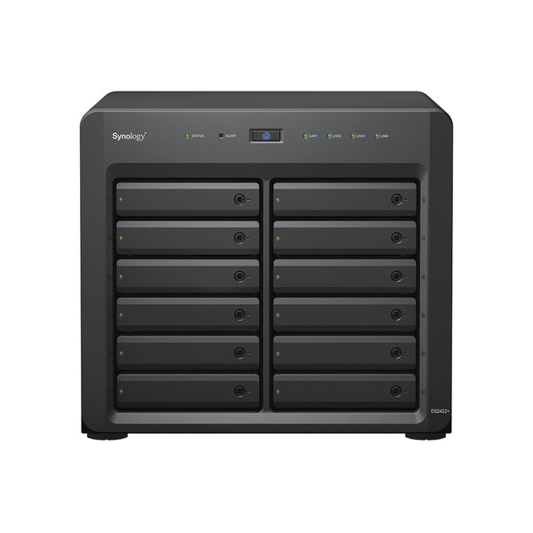 Synology DiskStation DS2422+ 12-Bay NAS (AMD Ryzen V1500B quad-core CPU, 4GB DDR4 ECC RAM) 