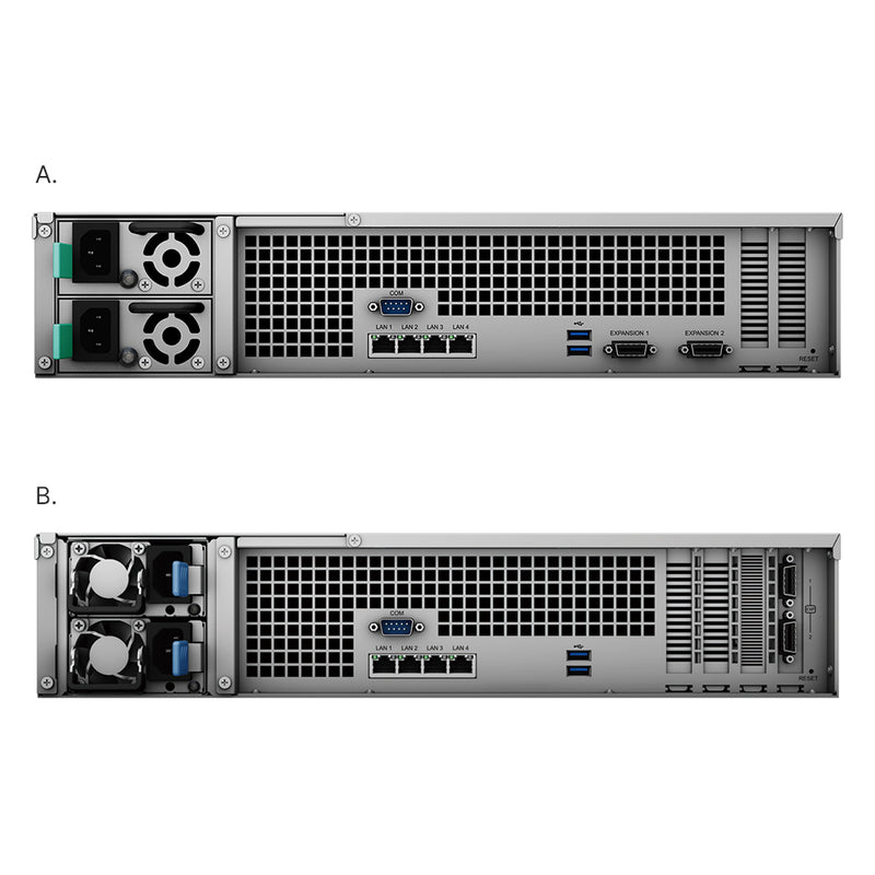 Synology RackStation RS3621RPxs (Redundant Power Supply) 12-Bay NAS