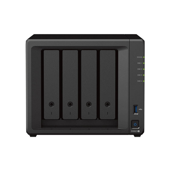 Synology DiskStation DS923+ 4-Bay NAS (AMD Ryzen R1600 Dual Core CPU, 4GB DDR4 Ram) 