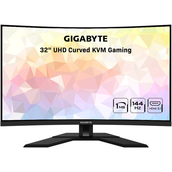 Gigabyte 31.5" M32UC 144Hz 4K UHD VA (16:9) 曲面電競顯示器(HDMI2.1)