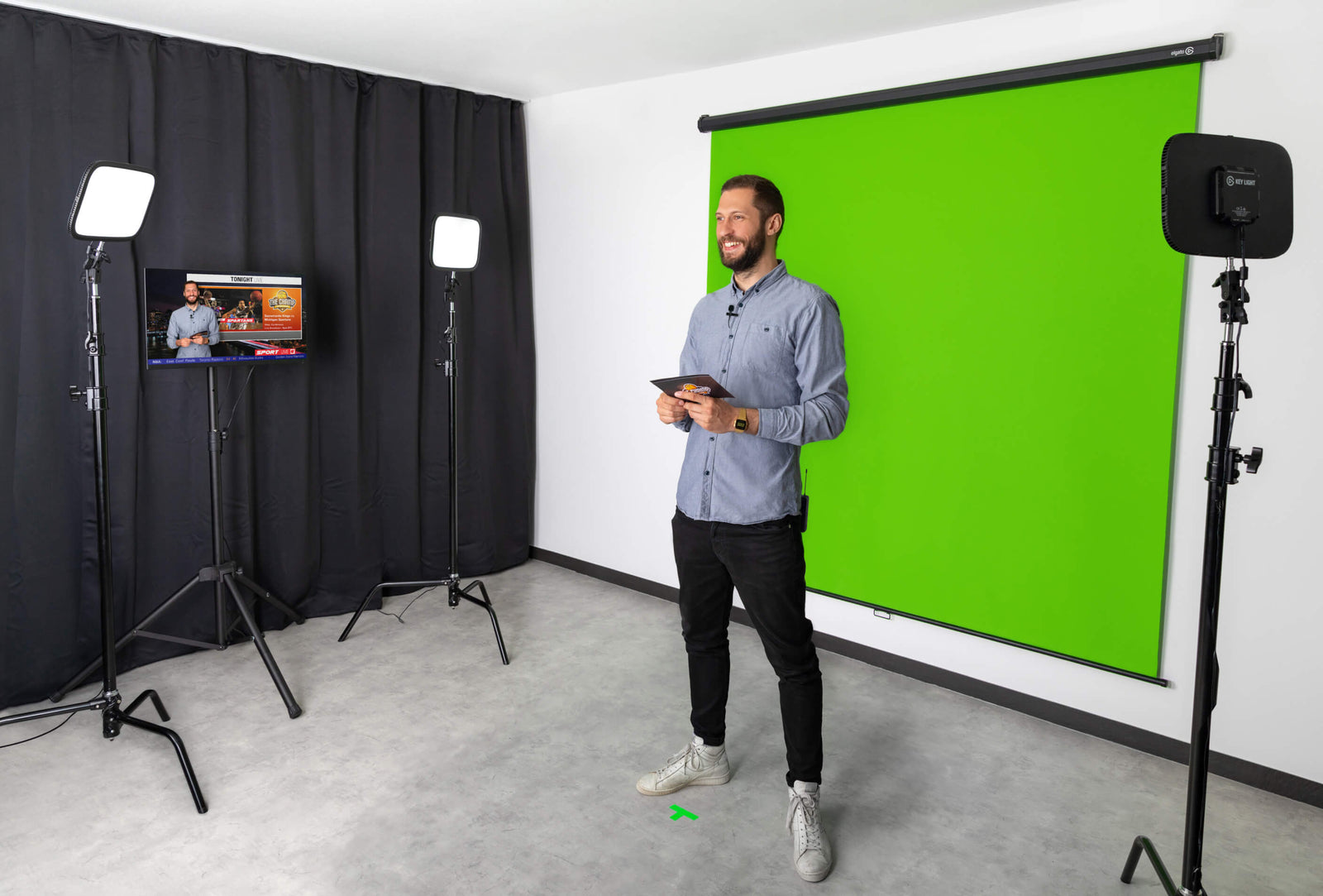 Elgato Green Screen MT 直播專用綠色背景屏幕 (CO-EL-GREEN SCREEN MT)