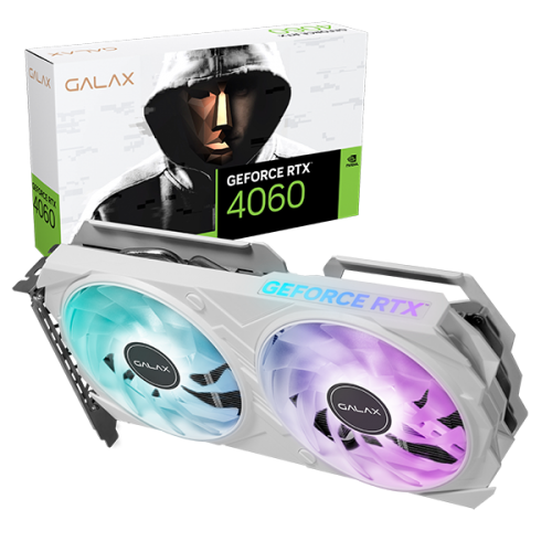 GALAX RTX 4060 EX White 1-Click OC 8GB GDDR6