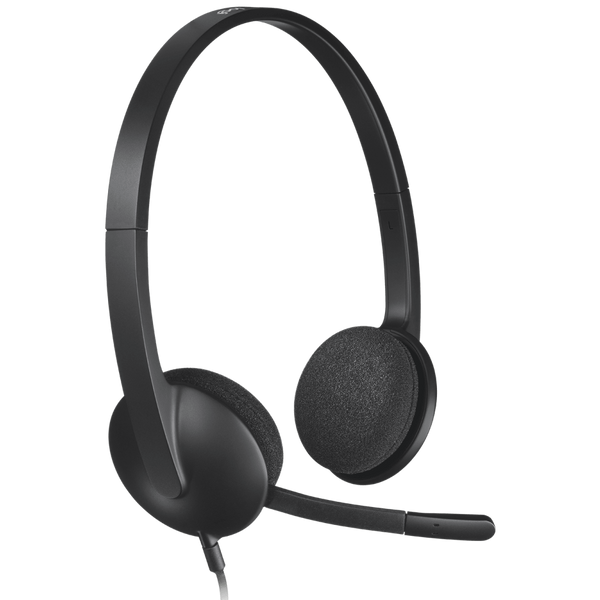 Logitech H340 USB Wired Headset 耳機麥克風 - Black 黑色