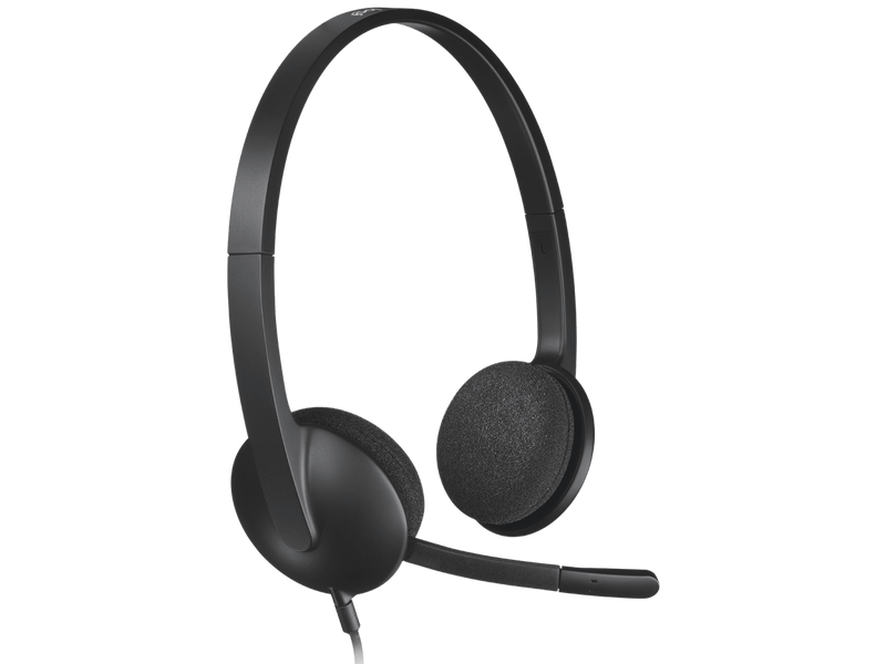 Logitech H340 USB Wired Headset 耳機麥克風 - Black 黑色 981-000476 原裝行貨