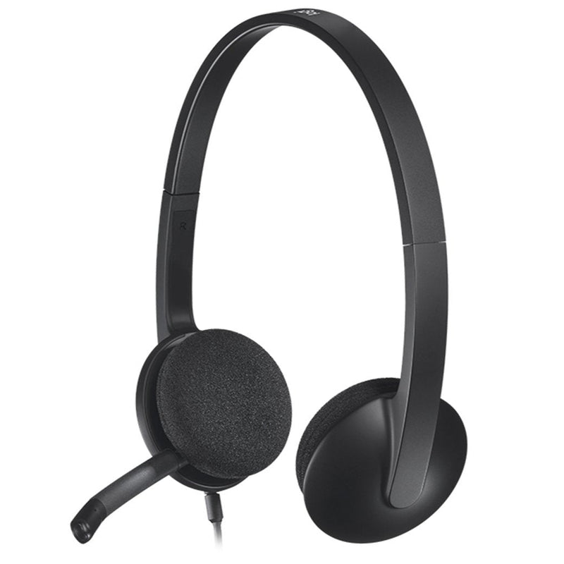 Logitech H340 USB Wired Headset 耳機麥克風 - Black 黑色