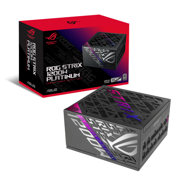 ASUS 1200W ROG-STRIX-1200P-GAMING ATX 3.1 80Plus Platinum Full Modular Power Supply (PS-ARSP1K2)