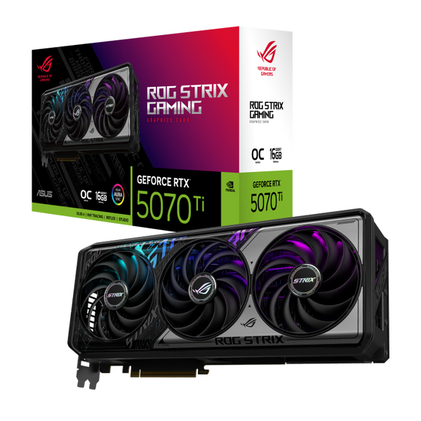 (預訂) ASUS ROG STRIX GeForce RTX 5070 Ti 16GB GDDR7 ROG-STRIX-RTX5070TI-16G-GAMING (DI-E507TX1)
