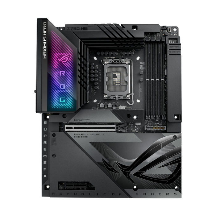 ASUS ROG MAXIMUS Z790 HERO BTF DDR5 LGA 1700 ATX Motherboard back plug