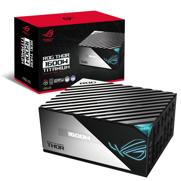 ASUS 1600W ROG-THOR-1600T-GAMING 80Plus Titanium Full Modular Power Supply (PS-ARTT1K6)