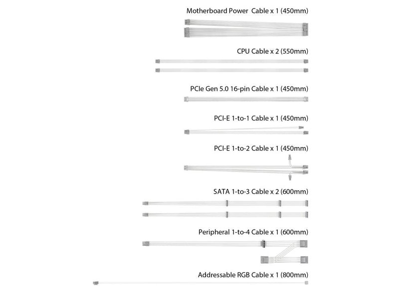 ASUS 850W ROG-LOKI-850P-SFX-L-GAMING WHITE 白色 SFX-L PCIE 5.0 ATX 3.0 80Plus Platinum Full Modular Power Supply (PS-ARLO85W)