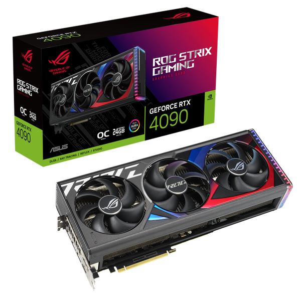 ASUS ROG STRIX RTX 4090 OC 24GB GDDR6X ROG-STRIX-RTX4090-O24G-GAMING (DI-E4090X2)