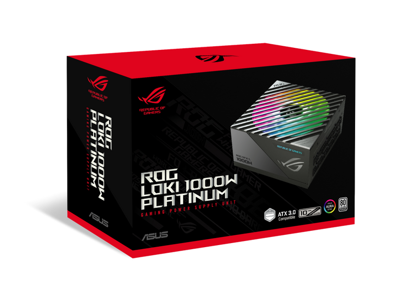 ASUS 1000W ROG-LOKI-1000P-SFX-L-GAMING SFX-L PCIE 5.0 ATX 3.0 80Plus Platinum Full Modular Power Supply (PS-ARLO1K)
