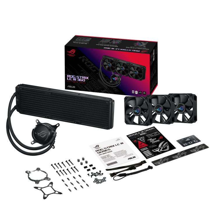 ASUS ROG STRIX LC III 360 360mm Liquid CPU Cooler (TH-ASL336)