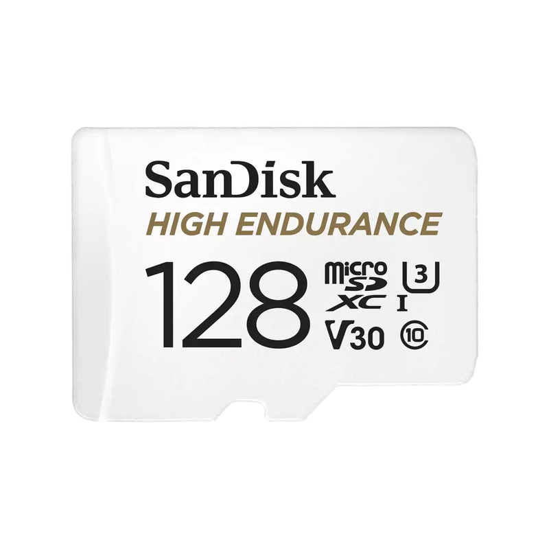 SanDisk 128GB High Endurance microSDXC (V30, UHS-I/U3, CL10,4K, 100MB/s) SDSQQNR-128G-GN6IA 772-4173