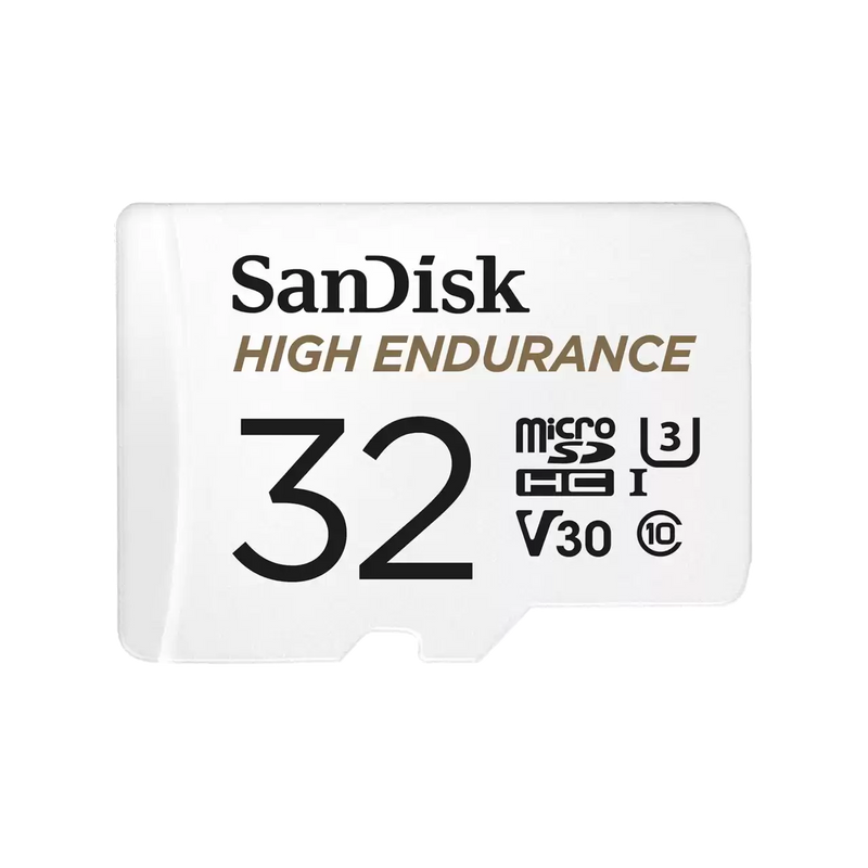 SanDisk 32GB High Endurance microSDHC (V30, UHS-I/U3, CL10,4K, 100MB/s) SDSQQNR-032G-GN6IA 772-4171