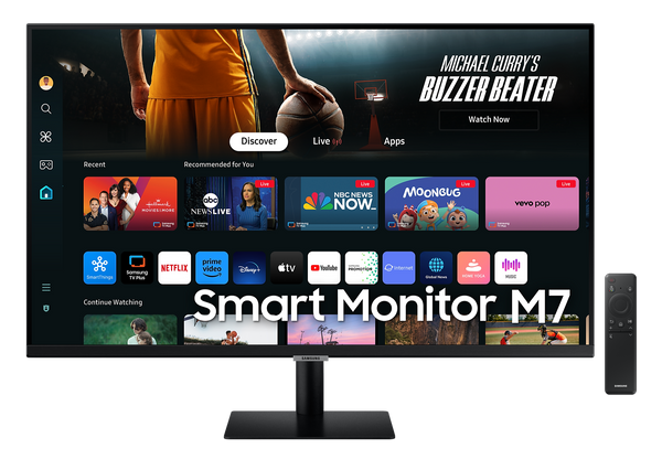 Samsung 32" LS32DM702UCXXK 60Hz 4K UHD VA (16:9) M7 Smart Monitor 