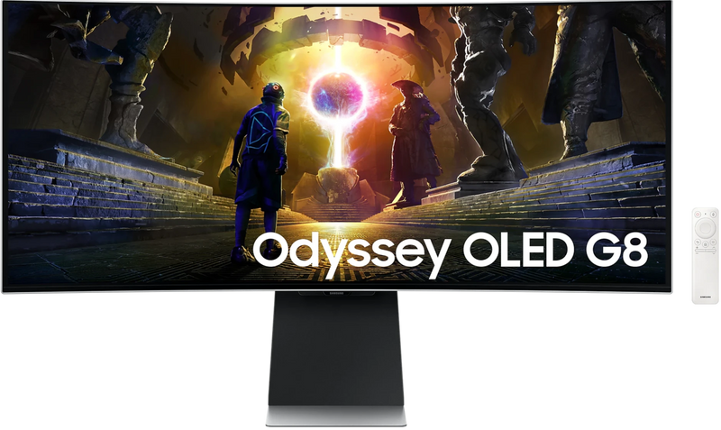 Samsung 34" Odyssey G8 LS34DG852SCXXK 175Hz 3440x1440 OLED (21:9) 曲面電競顯示器