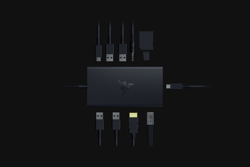 Razer USB-C Docking Station With 11 Ports - Black 