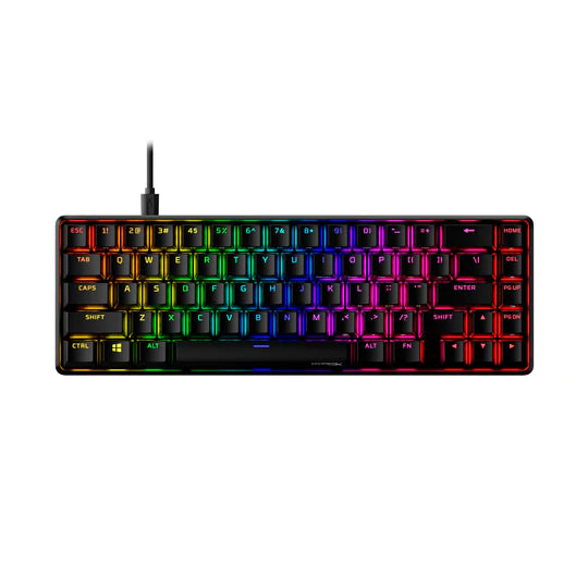 HyperX Alloy Origins 65% Mechanical Gaming Keyboard (HyperX Aqua Switch) - 56R64AA#ABA 