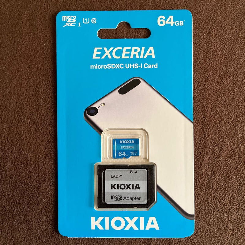 KIOXIA 64GB EXCERIA microSDHC (UHS-I, Class 10, 100MB/s) LMEX1L064GG2 772-4369