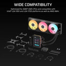CORSAIR iCUE LINK TITAN II 360 RX LCD 360mm Liquid CPU Cooler CW-9061045-WW